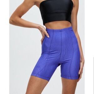 Reebok X Cardi B Purple Biker Shorts